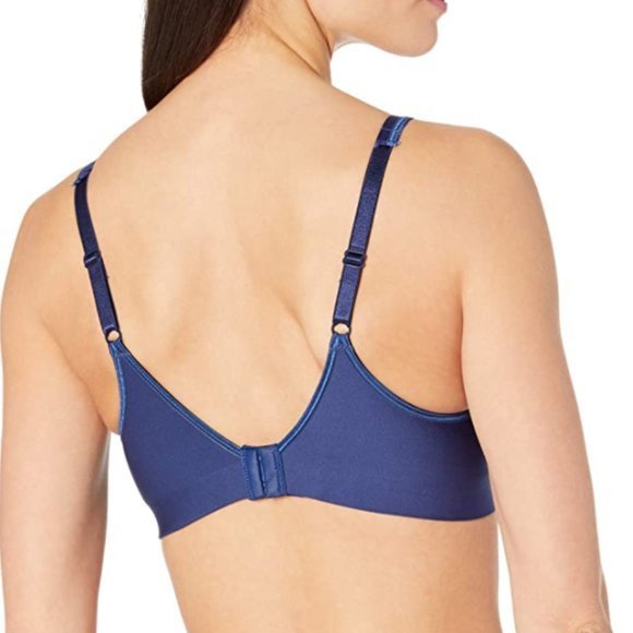 Hanes Women's Comfort Evolution Lace Wirefree Large 38-40 C-D Bra - Picture 3 of 4